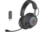 Deltaco Gaming DH440, Cablato E Wireless, Gioco, 20 - 20000 Hz, 263 G, Cuffie, Nero
