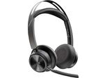 Cuffie Hp Poly Voyager Focus 2 USB-C, Certificate Per Microsoft Teams, + Adattatore USB-C/A, Wireless, Per Ufficio/Centro Chiamate, 175 G, Cuffie, Nero