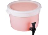 Distributore Di Bevande 11 L - Distributore Di Succo Di Frutta In Plastica Con Rubinetto E Coperchio - Distributore Di Tè Freddo E Limonata Per Feste, Ristoranti E Hotel