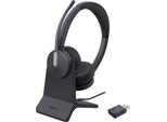 Yealink WH64 Hybird Dual Con Stazione Di Ricarica Squadre Cuffie, Senza Fili, 20 - 20000 Hz, Ufficio/Call Center, 151 G, Cuffie, Nero