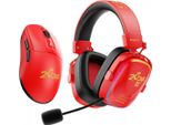 Havit H2039BG (Edizione Limitata), Cablato E Wireless, Gioco, 20 - 20000 Hz, 341 G, Cuffie, Nero, Rosso