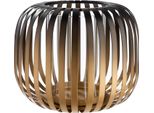 Gilde Windlicht, "Dogma"", Metall, Goldfarben, Ve 2, H. 17 Cm, D. 21 Cm 74179"
