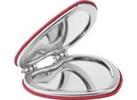 Midocean - Specchio A Mano "Glow"", Pu, Cuore MO1343 (Taglia Unica) (Rosso/Argento)"