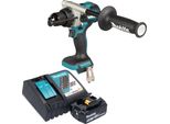 Makita Dhp 492 RT1 Avvitatore A Percussione A Batteria 18 V 141 Nm Brushless + 1X Batteria 5,0 Ah + Caricabatteria