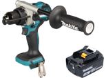 Makita Dhp 492 F1 Avvitatore A Percussione A Batteria 18 V 141 Nm Brushless + 1X Batteria 3,0 Ah - Senza Caricabatteria
