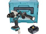 Makita Dhp 492 T1J Avvitatore A Percussione A Batteria 18 V 141 Nm Brushless + 1X Batteria 5,0 Ah + Makpac - Senza Caricabatteria