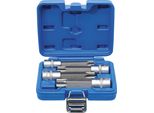 Set Di Bussole Con Attacco Quadro 12,5 Mm (1/2") | Profilo A T (Per Torx) Con Foro | 4 Pz."