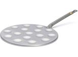 De Buyer Poffertjespan Mineral B ø 27 Cm - 15 Poffertjes - Senza Rivestimento Antiaderente