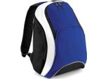 Bagbase BG571 | Zaino / Rucksack Teamwear | 32 X 45 X 23 Cm - Colore: Bright Royal/Nero/Bianco - Dimensioni: 32 X 45 X 23 Cm