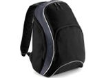 Bagbase BG571 | Zaino / Rucksack Teamwear | 32 X 45 X 23 Cm - Colore: Nero/Grigio Grafite/Bianco - Dimensioni: 32 X 45 X 23 Cm