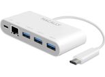 Macally-Hub 3.1 USB-C (3X Usb A + USB-C + Ethernet)