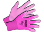 Guanti Da Giardinaggio Kixx Rosa Rosa Taglia 7 Nylon Pu