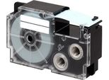 Casio Xr Schriftbandkassette, Schwarz Auf Rot, 6 Mm / 8 M