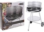 Barbecue A Carbone Su Ruote Con Griglia Regolabile - 47X47Cm