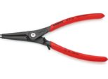 Knipex 49 31 A3 Pinza Di Precisione Per Anelli Esterni Su Alberi Con Protezione Antitrazione Rivestita In Plastica Antiscivolo Grigia Atramentata 225 Mm