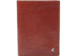 Esquire Porta Carte Di Credito Toscana Card Holder Brown Marrone
