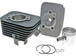 Kit Cilindro Polini Ghisa Grigia Racing 63Cc 12Mm Pistone Spinotto Per Piaggio Ciao