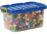 Eduplay 120460 Cappelli Impilabili, Plastica, Con Scatola, Colorati, 1000 Pezzi (1 Set)