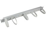 Guida Cavi Logilink 19" 1U Con 5 Anelli Girevoli E Mobili Grigio (Sfuso)"