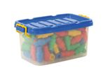 Eduplay 120459 Set Di Tubi Flessibili, In Plastica, Con Scatola, Colorati, 80 Pezzi (1 Set)