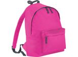 Bagbase Zaino Fashion, 18 Litri (2 Pezzi/Confezione) BC4176 (Taglia Unica) (Fucsia/Grigio)