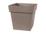 Vaso Per Piante Eda Brown Taupe 32 X 32 X 32 Cm