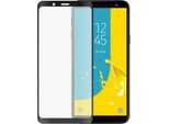 Bigben Connected, Protezione Dello Schermo In Vetro Antigraffio 2.5D Per Samsung Galaxy J6 Plus, Nero Trasparente