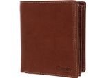 Esquire Portafoglio Denver Rfid Wallet Vertikal Congnac Marrone