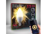 Lampadina Led Smart E14, Dimmerabile Con Lo Smartphone, Luce Calda 2700K, Funziona Con App Per Ios E Android, Amazon Alexa, Google Home, Lampadina Wi-Fi 5.5W 470Lm, Attacco Piccolo E14