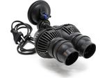Sunsun JVP-201A Pompa Di Flusso 6000 L/H 12 W Per Acquari Con 2 Ugelli Orientabili E Ventosa Per Un Facile Fissaggio