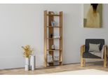 Skye Decor, Virba - Walnut, Libreria, Noce, 100 % Pannelli Rivestiti Di Melamina, 52,4 X 22,6 X 149 Cm