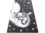 Tappeto Petit Trumpet La Tromba Elefante Stella Grigio Grigio 160X220 Cm