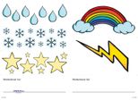 Eduplay 120622 Simboli Meteorologici, 6 Fogli, Multicolore, 6 Pezzi (1 Set)