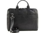 Saddler Borsa Da Ufficio Borsa A Tracolla Con Scomparto Per Laptop Gustav Computer Bag Black Nero
