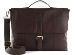 Saddler Borsa Da Ufficio Borsa A Tracolla Con Scomparto Per Laptop ÅLesund Computer Bag Dark Brown Marrone