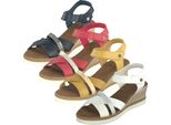 Mustang Sandali Da Donna Con Zeppa 1317-806, Misura:39 Eu, Colore:Giallo