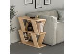 Skye Decor, Lazena- Lazena Dte, Color Rovere, Tavolini, 57X60X22 Cm, 100% Pannello Di Particelle Rivestito In Melamina