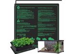 Tappetino Di Riscaldamento Per Le Piante Di Germinazione Delle Piantine Piastra Di Riscaldamento Di Coltivazione Tappetino Di Riscaldamento Impermeabile Serra Idroponica Rettile Pad Di Riscaldamento, 52X50Cm