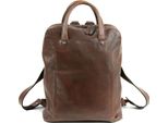 Harold's Pelle Zaino Per Il Tempo Libero Zaino Caugio Backpack Brown Marrone Scuro