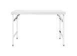 Vidaxl Piano Di Lavoro Pieghevole 120X60X80 Cm In Acciaio Inox