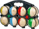 Set Di Bocce In Legno Con Borsa Per Il Trasporto - 8 Palle In Legno - Gioco Di Bocce Da Giardino Gioco Di Lancio Per Bambini