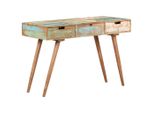 Syfax™ Tavolo Da Trucco Con Specchio 112X45X76 Cm Massello Di Recupero