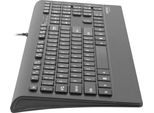Natec Barracuda, Dimensioni Complete (100%), Cablato, Usb, Interruttore A Membrana, Qwerty, Nero