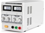 Alimentatore Da Laboratorio Cc 0-30 V Cc / 0-3 A Massimo Con Doppio Display Lcd