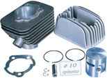 Kit Cilindro Polini In Ghisa Grigia Sport 70Cc 10Mm Pistone Spinotto Per Piaggio Ciao