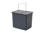Bidone Interno Hailo 1049519 Con Coperchio 18 Litri 316X226X286 Mm Con Maniglia