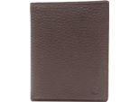 Esquire Pelle Portafoglio Deer Cardsafe Wallet High Brown Marrone Scuro