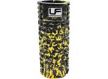 Rullo Da Massaggio Urban Fitness Nero Giallo 33X14Cm Per La Rigenerazione Muscolare