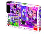 Puzzle Dino Day Con Minnie 3X55 Pezzi