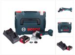 Bosch Gws 18V-10 Smerigliatrice Angolare Professionale A Batteria 18 V 125 Mm Brushless + 1X Batteria Ricaricabile 5,0 Ah + Caricabatterie + L-Boxx